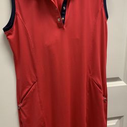Callaway Golf Dress with Pants, Size M, Red