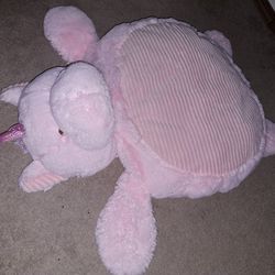 Kelly Toy! Stuffed Unicorn Baby Lay Down Pillow! NEW! 