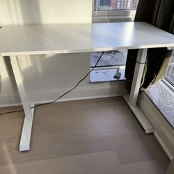White Standing Desk