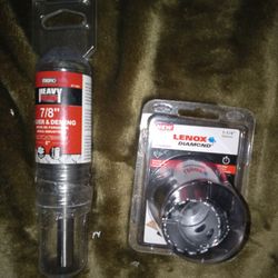 Lennox Diamond Hole Saw Bit 7 1/4" & 7/8" Silver And Deming
