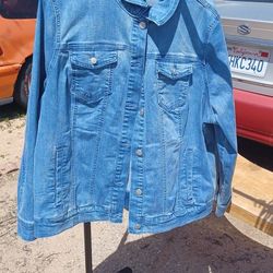 Blue Jean Jacket Size 2x