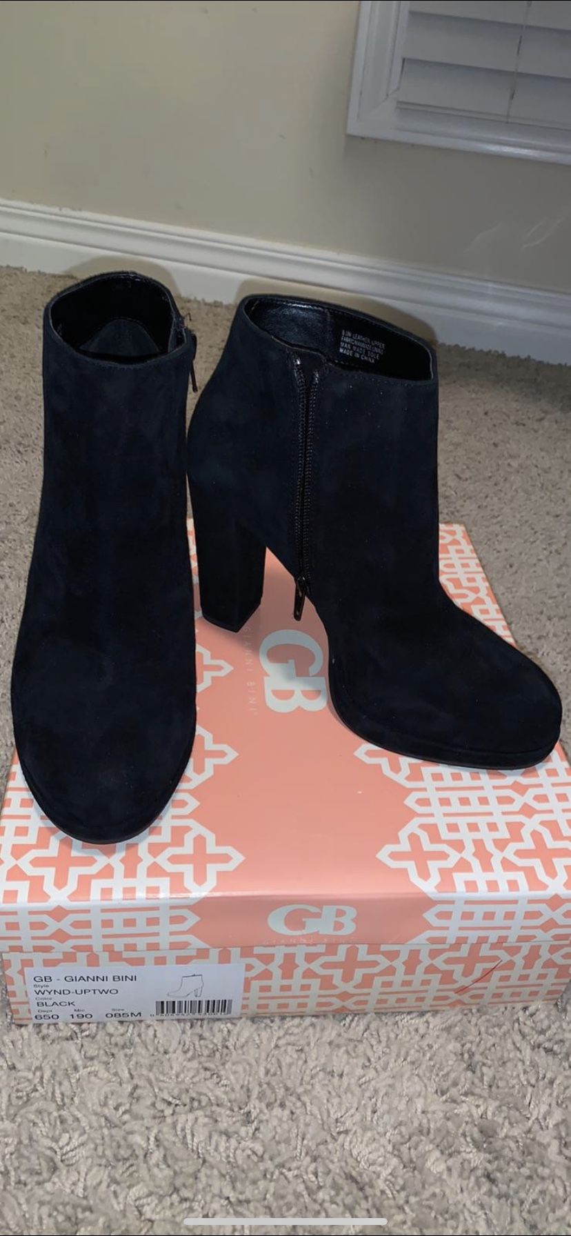 never worn GB heeled booties !!