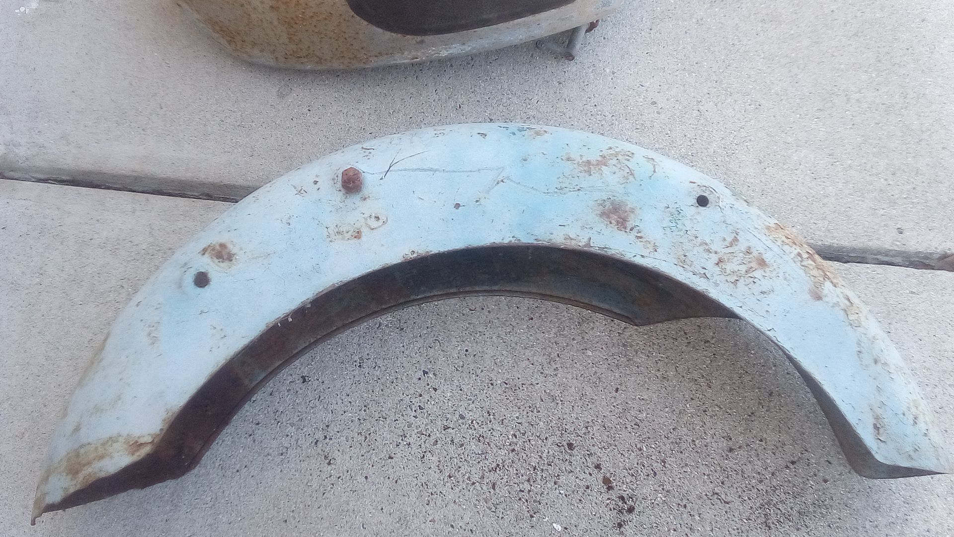 Zundapp gas tank and front and rear fenders