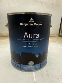 5 gallons - Benjamin Moore Aura waterborne exterior paint