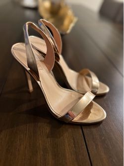 Schutz gold heels