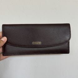✨Coach Signature Slim Leather Envelope Wallet✨
