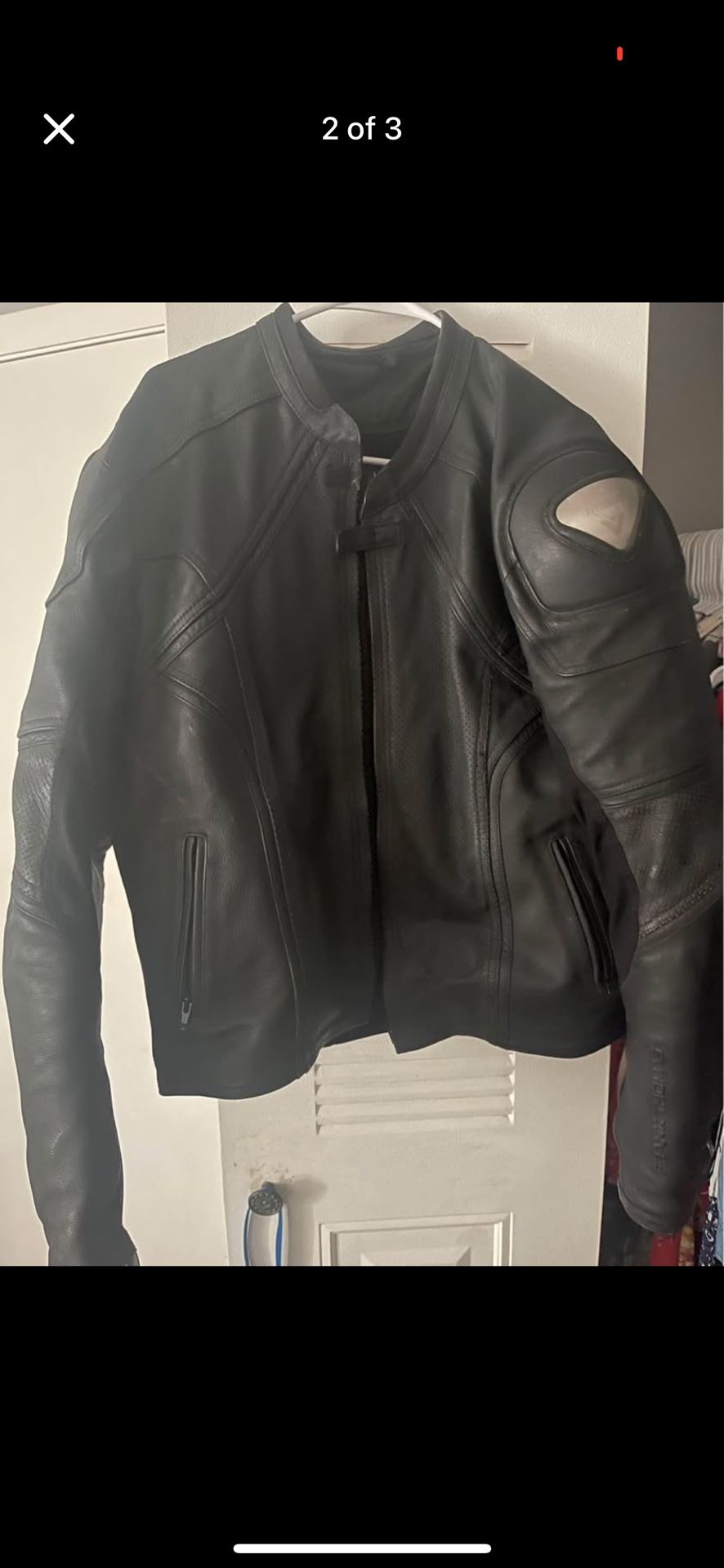 Frank Thomas Leather Motorcycle Jacket
