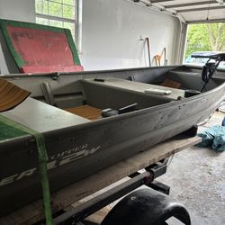 12ft Jon Boat Tracker W/ Trailer