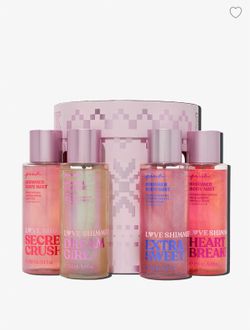PINK Shimmer Spray Set