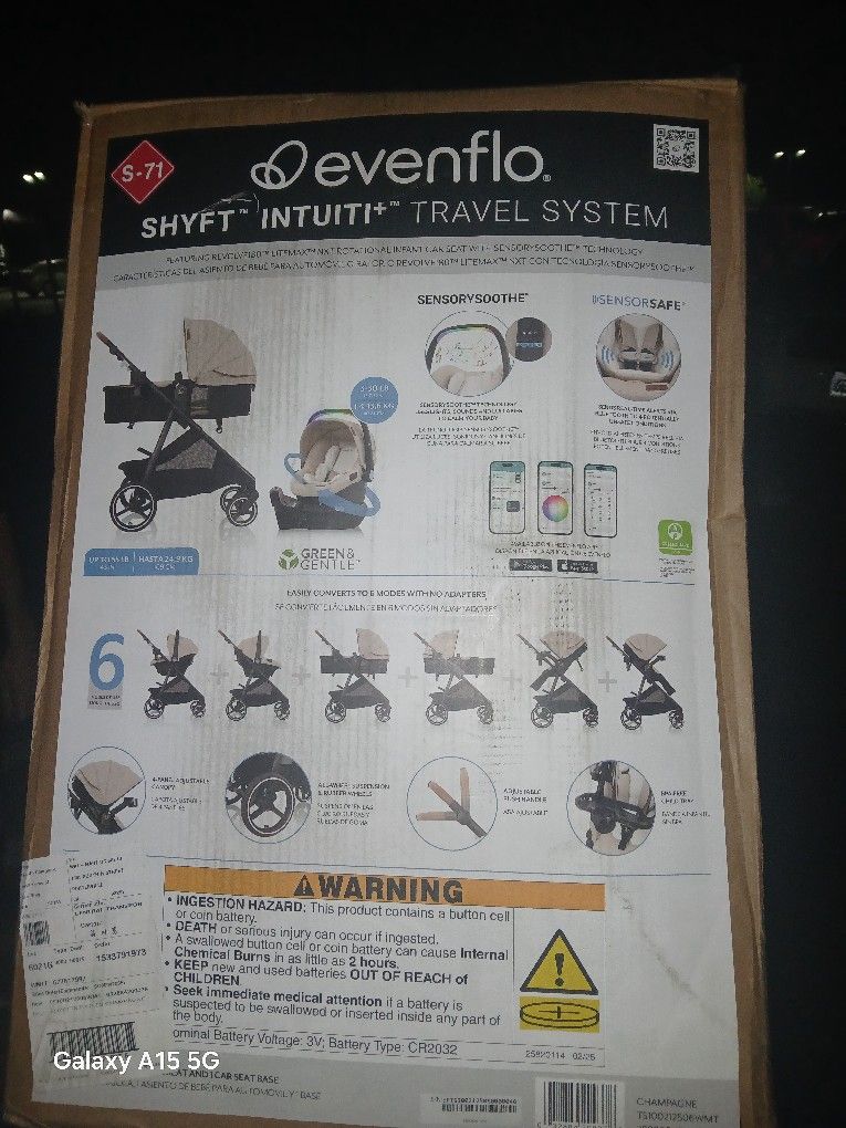 Evenflo Shyft Intuti Travel System