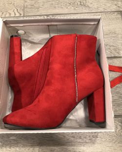 Red Women’s Ankle Boots