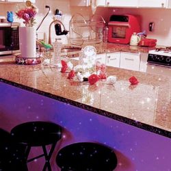 Kitchen Bar Stool Folding Black-24 Inch Portable Chair (x2)