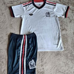 Soccer Mexico kids niños set 4 a 12 años home and away jersey Mundial green New Jersey short sleeve long sleeve Women’s size 2025 kids 4 years Alf t