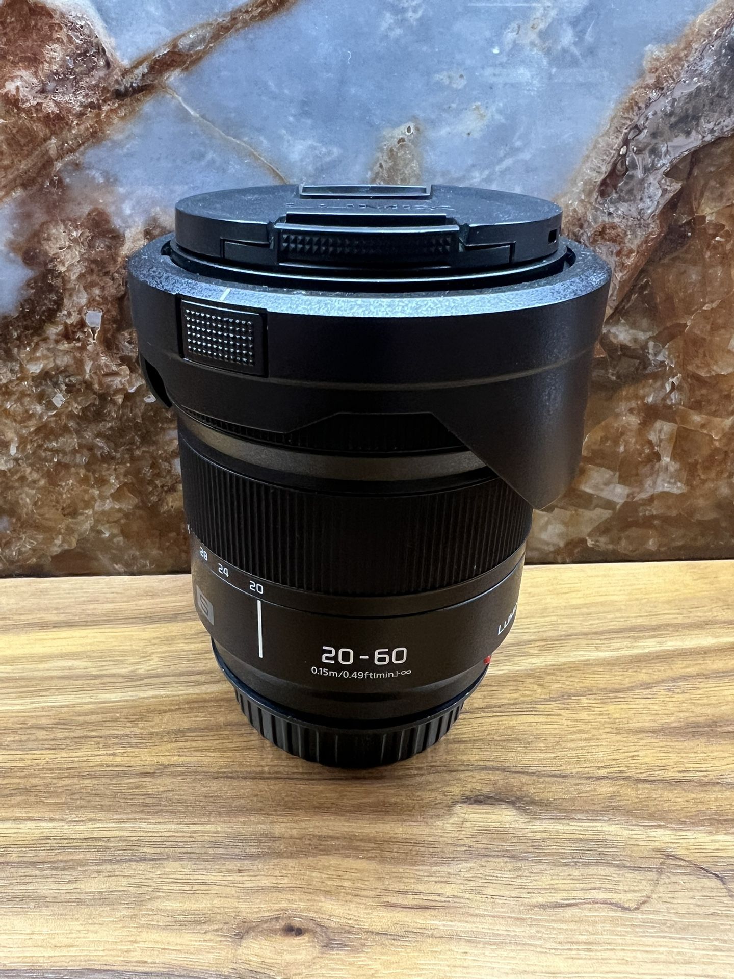 Panasonic LUMIX S 20-60mm f/3.5-5.6 Zoom L-Mount Lens - w/ Hood, Caps,Panasonic,lumix,Panasonic LUMIX,lumix 20-60mm Lens,20-60mm Lens,