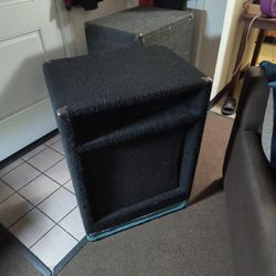 pair of pa cabs stocked with horns /crossovers &1 5 inch speakers 