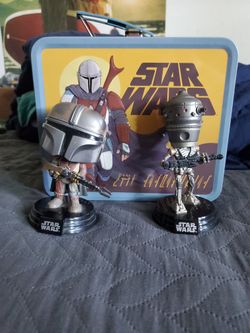Funko The Mandalorian Lunch Box W 2 Funko Pops