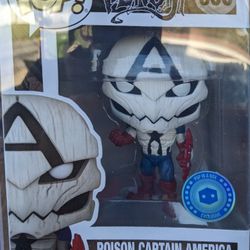 Poison Captain America Pop In A Box Exclusive 856