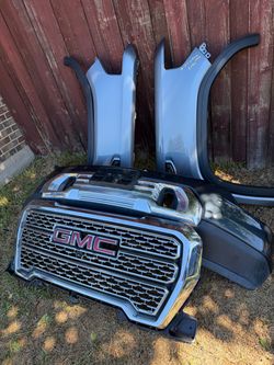 2019-2022 gmc sierra fenders bumper grille