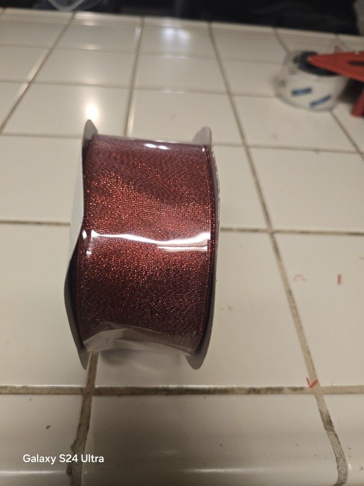 Metallic Wired Ribbon
