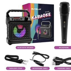 NEW! NEVER USED!! Portable Bluetooth Karaoke Machine