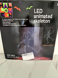 Halloween LED animated skeleton