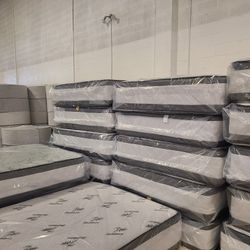 Queen Jumbo 15 Inches Mattress With Boxspring Special 