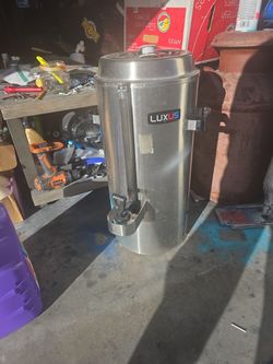 Commercial stainless steel coffee warmer Beverage Container.