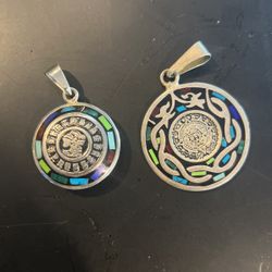 Mayan Calendar Pendants From Chichen Itsa 