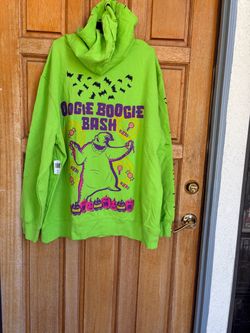 DisneyParks DCA Oogie Boogie Bash 2025 FleeceZipUp Hoodie Size XXL Unisex NWT