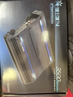 Sound Stream 3500 W Amplifer 