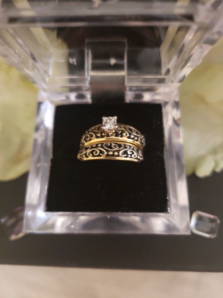Late 1800s 14k Diamond Ring