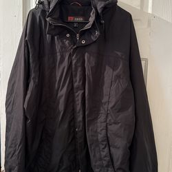IZOD Zip jacket XXL Black Used