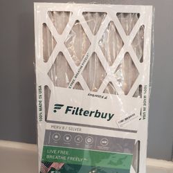 4 Pack Filterbuy 12x20x1 Air Filter MERV 8, Pleated HVAC AC Furnace Filters 

