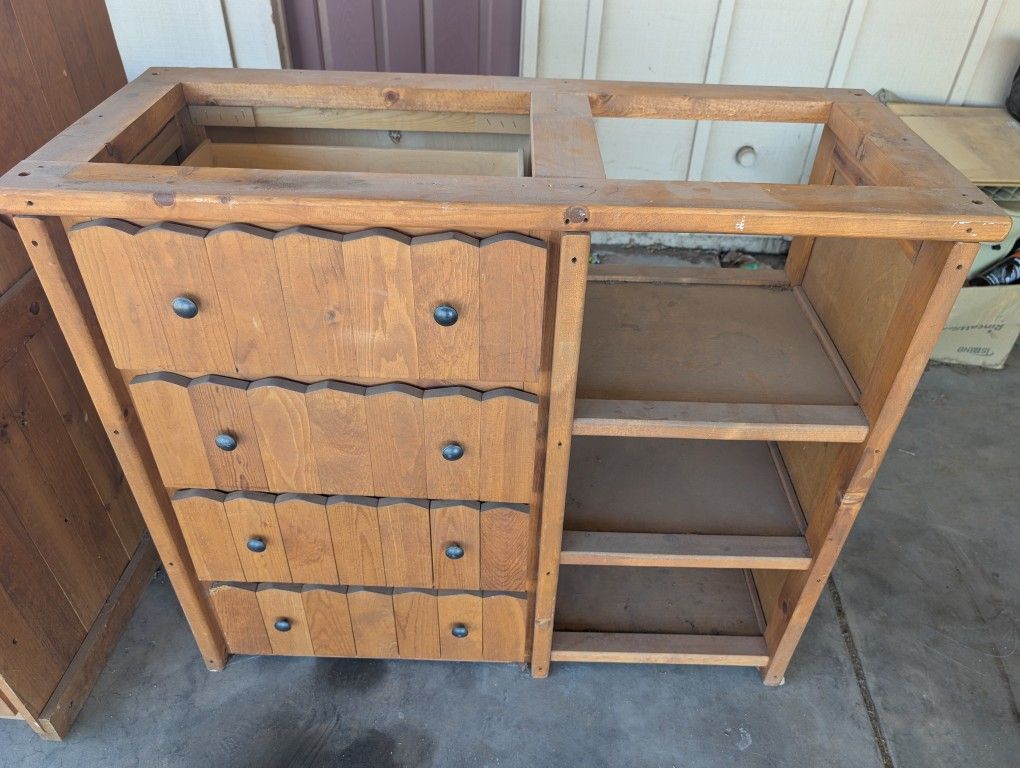 Dresser With Shelves