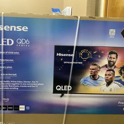 Hisense 75” QLED 4K smart Tv