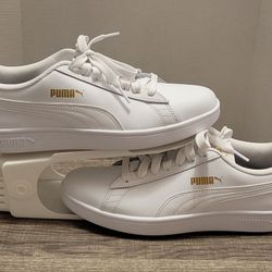 Puma Smash Buck US 9 White Sneakers