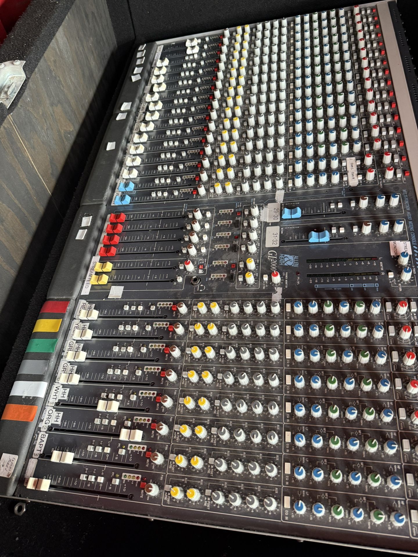 Allen & Heath Mixer, Snake, and Grundorf Travel Box