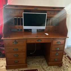 Vintage Roll Top Desk 