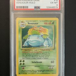 Pokemon TCG - Venusaur #15 PSA 6