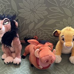 Lion King Plushies. 