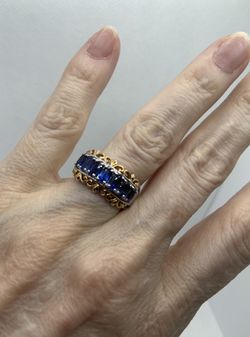 KASHMIR BLUE KYANITE RING