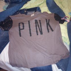 Victoria Secret Bra New Size 43 C Vs Shirt Extra Small 2 Pairs Of Skinny Jean America Eagle,And Maurice's 