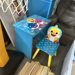 Baby Shark Desk For Toddler 