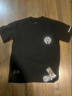 Chrome Hearts Black Horseshoe Pocket T-Shirt – Short Sleeve