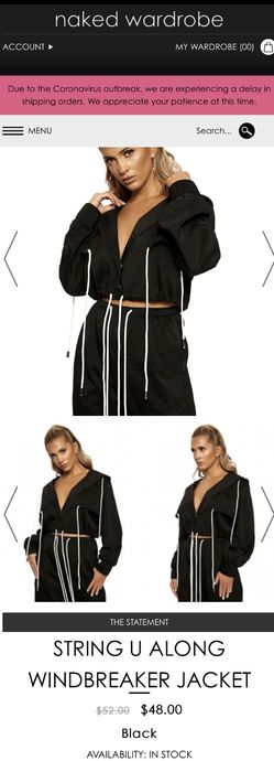 Naked Wardrobe-Windbreaker Set