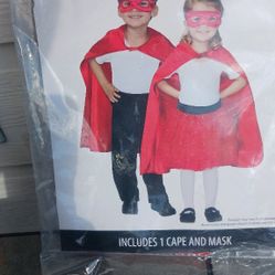 Halloween Cape & Mask. New
