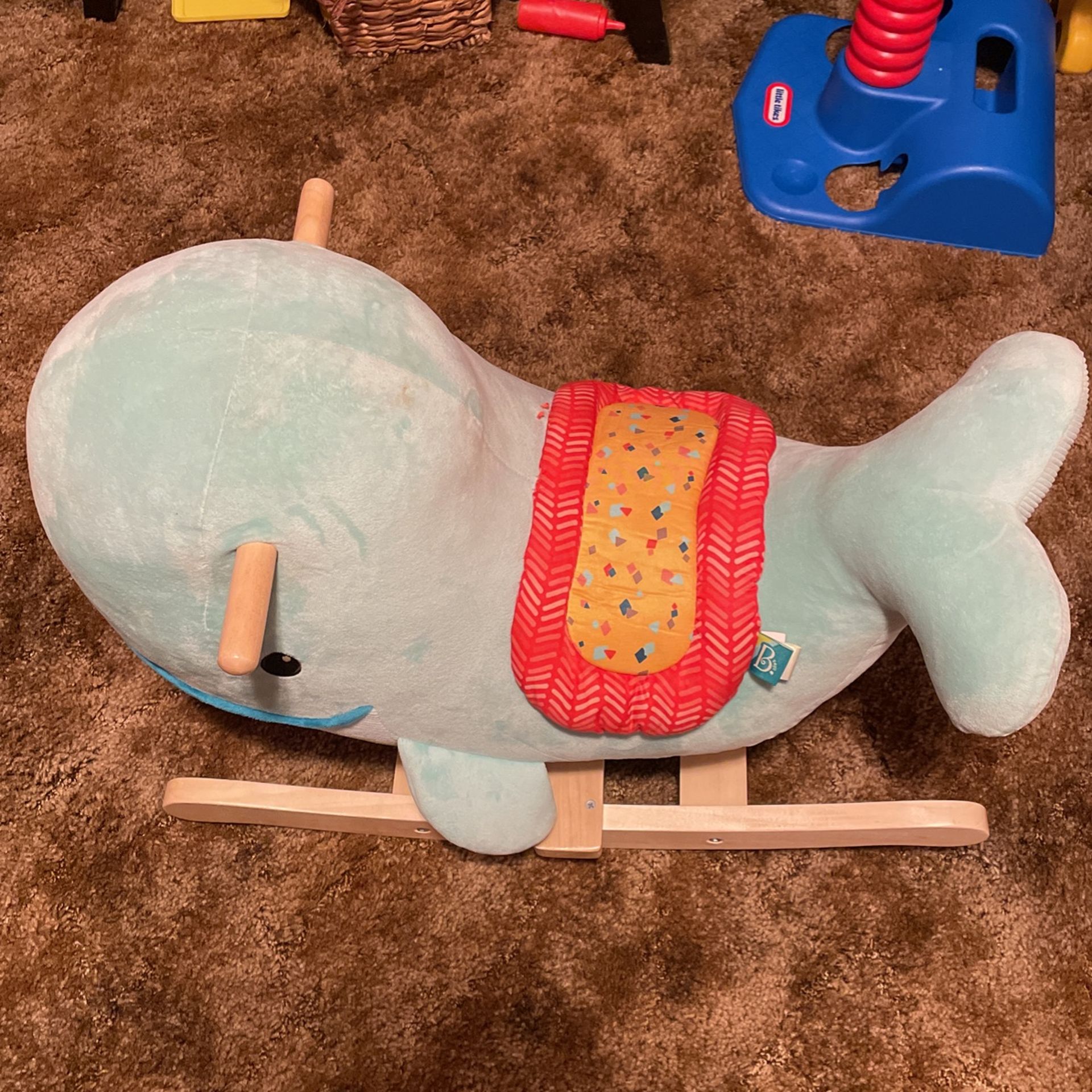 B. Toys Wooden Whale rocker 