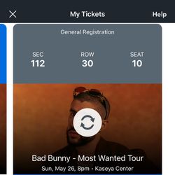 Bad Bunny Tickets Miami FL Sunday May 26