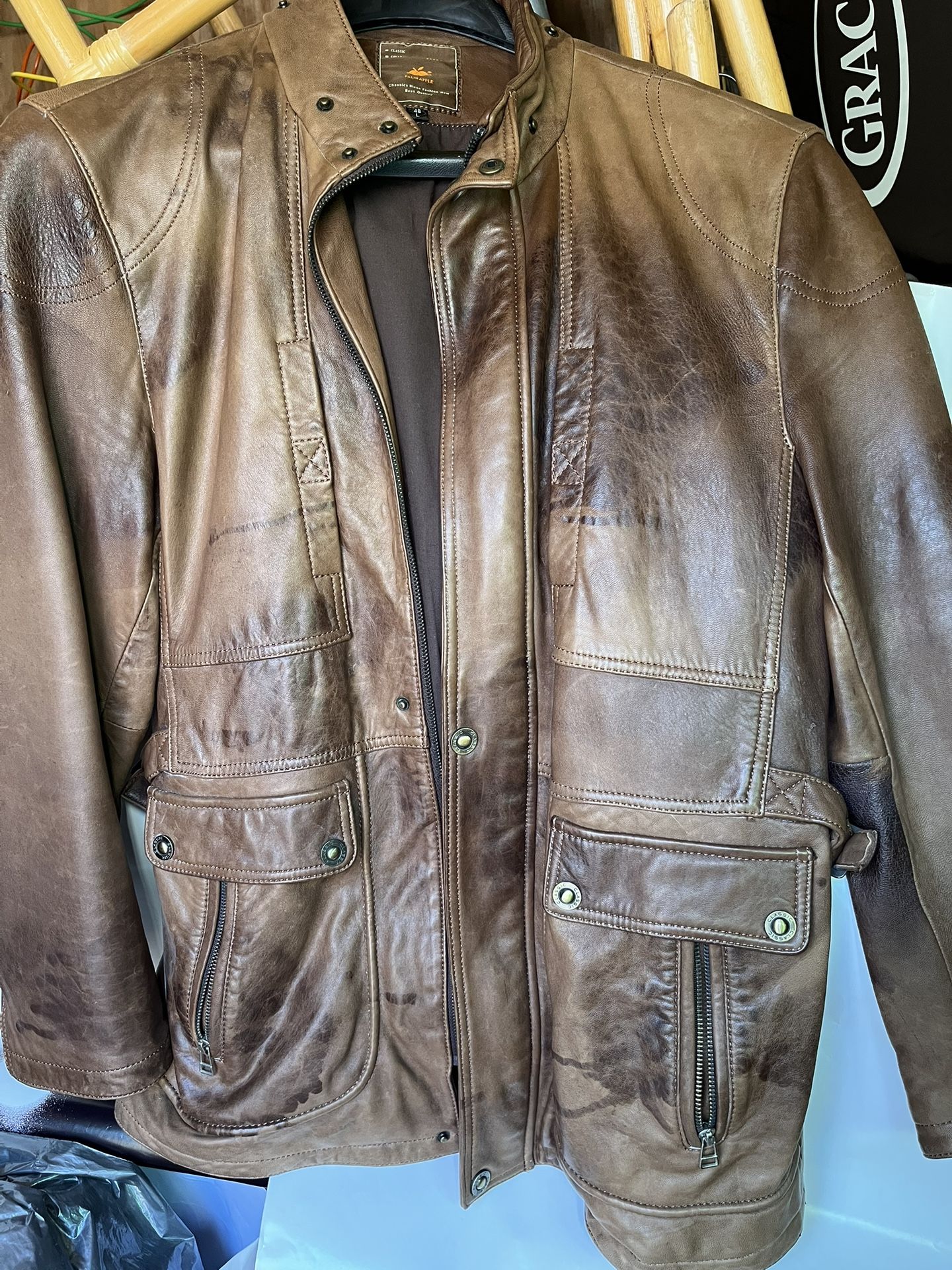 Men’s leather jacket