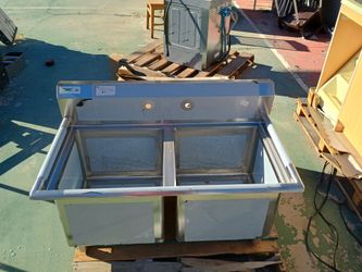 Brand new two compartment sink